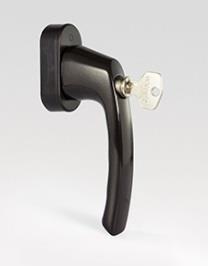 Foto de MANETA SECUSTIC MARRON OSCURO CON LLAVE