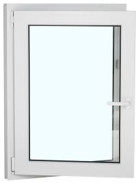 Foto de VENTANA PVC 800X1200 BLANCO S/PERS. 4/16AR/4ONE IZQ.