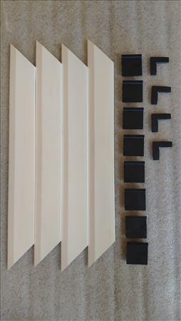 Foto de Kit Jamba 60x8 blanca para ventana 1800X1200