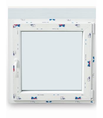 Imagen de SERIE BIGWIN 70, ANCH.  1000X1155 ALT, PVC BLANCO CON PERSIANA, APERT. DCHA